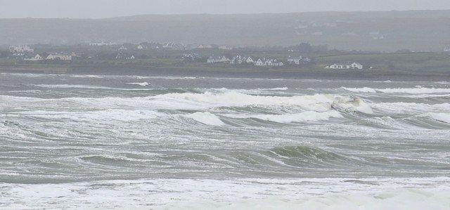 Lots of big waves but a bit messy